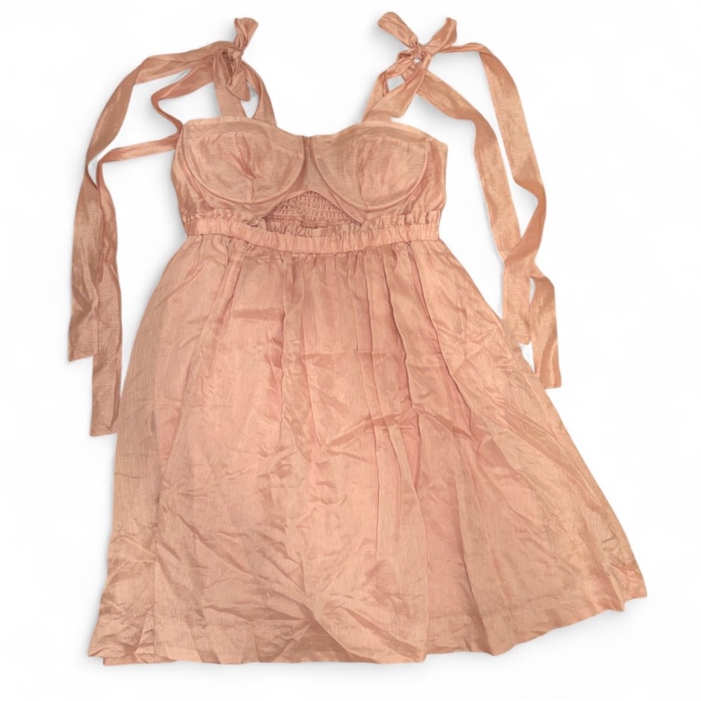 NWT Melissa Mercedes x ELOQUII Fit And Flare
Dramatic Bow Dress Pink size 22 - Picture 4 of 8
